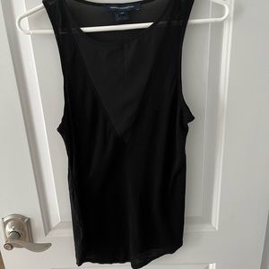 French Connection Deep V plunge tank top (XS)